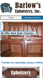 Mobile Screenshot of barlowupholstery.com